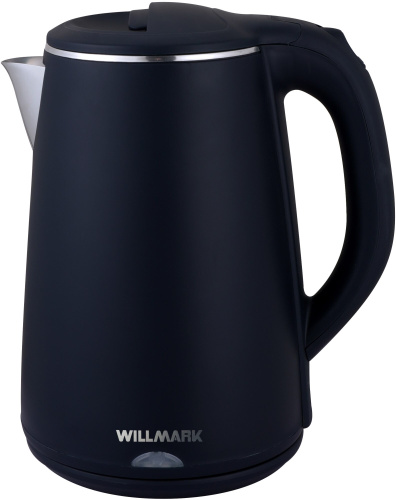 Чайник электрический Willmark WEK-2002PS черный фото 2