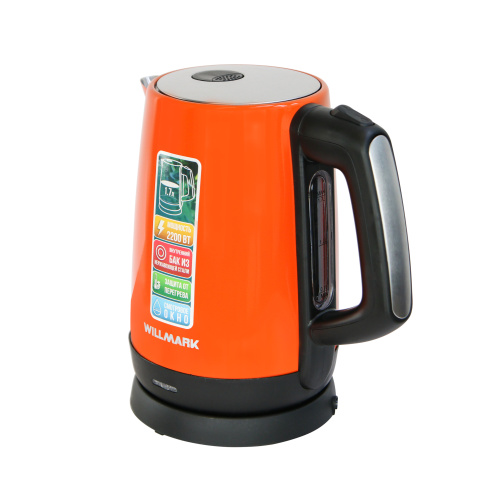 Чайник электрический Willmark WEK-1758S оранжевый фото 3