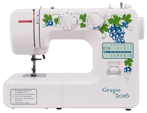 Швейная машина Janome Grape 2016 белый фото 2