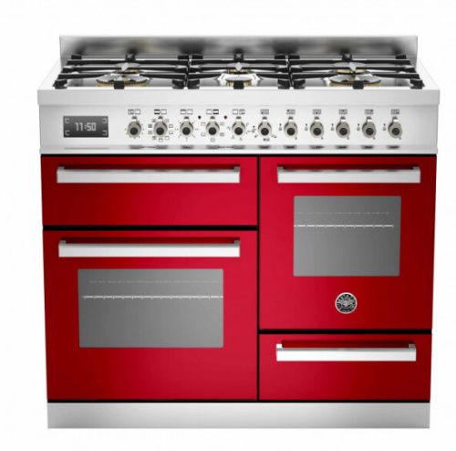 Комбинированная плита Bertazzoni PRO100 6 MFE T ROT