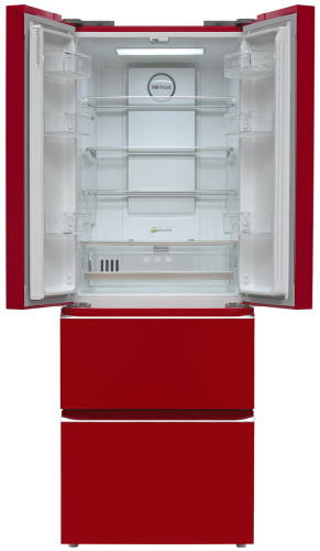 Холодильник Tesler RFD-361I RED GLASS фото 3