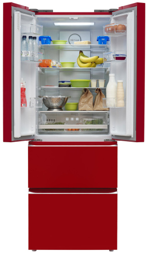 Холодильник Tesler RFD-361I RED GLASS фото 4