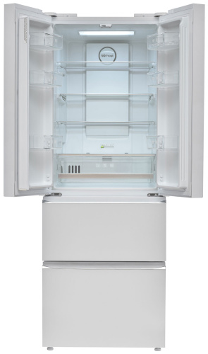 Холодильник Tesler RFD-361I WHITE GLASS фото 3