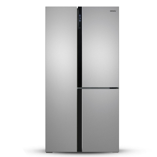 Холодильник Ginzzu NFK-610 стальной фото 2