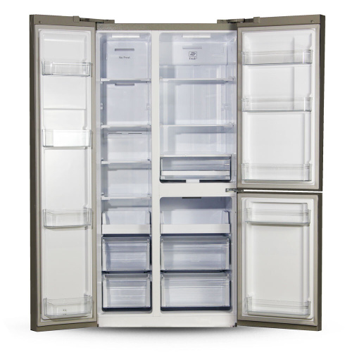 Холодильник Ginzzu NFK-610 стальной фото 4