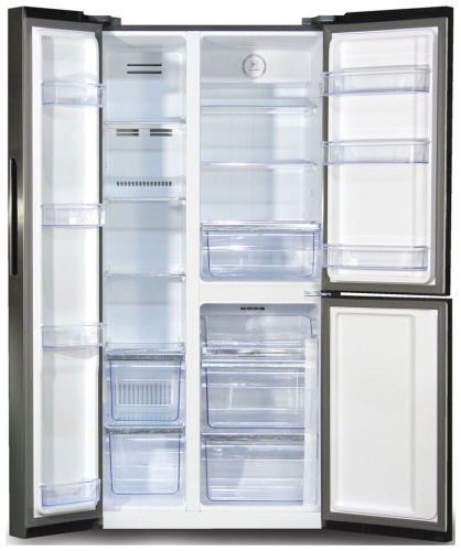 Холодильник Ginzzu NFK-445 стальной фото 7