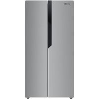 Холодильник Ginzzu NFK-420 SbS серебристый