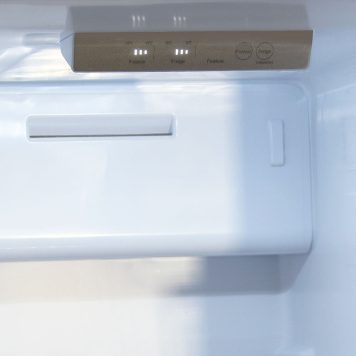 Холодильник Ginzzu NFK-462 черное стекло фото 6