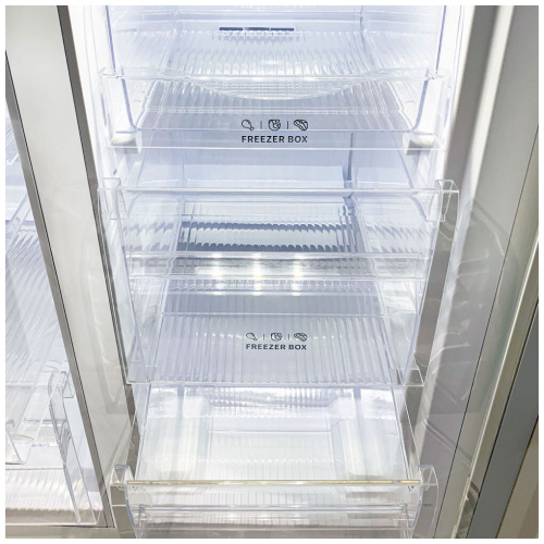 Холодильник Ginzzu NFI-4414 черное стекло фото 8