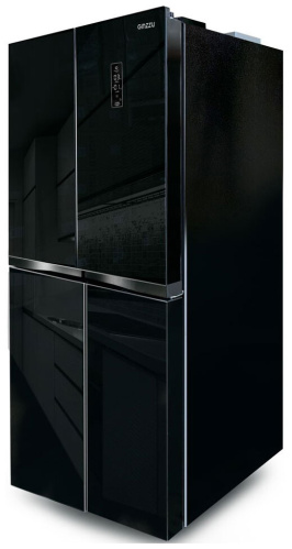 Холодильник Ginzzu NFI-4414 черное стекло фото 9