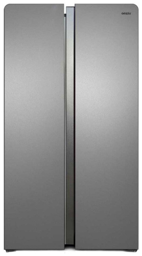 Холодильник Ginzzu NFK-615 серебристый фото 2