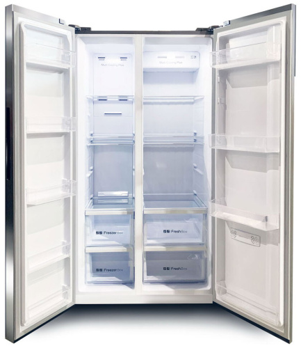 Холодильник Ginzzu NFI-5212 черное стекло фото 3