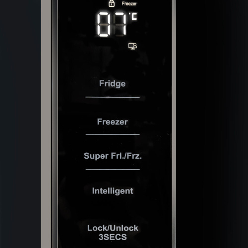 Холодильник Ginzzu NFI-5212 черное стекло фото 4