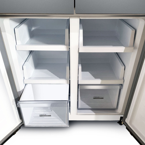 Холодильник Ginzzu NFK-515 стальной фото 3