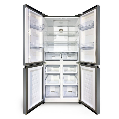 Холодильник Ginzzu NFK-515 стальной фото 4