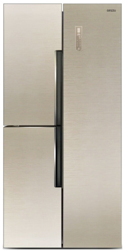 Холодильник Ginzzu NFK-535 шампань фото 2