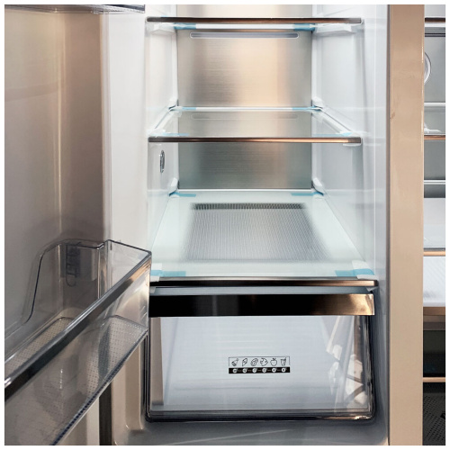 Холодильник Ginzzu NFK-535 шампань фото 8