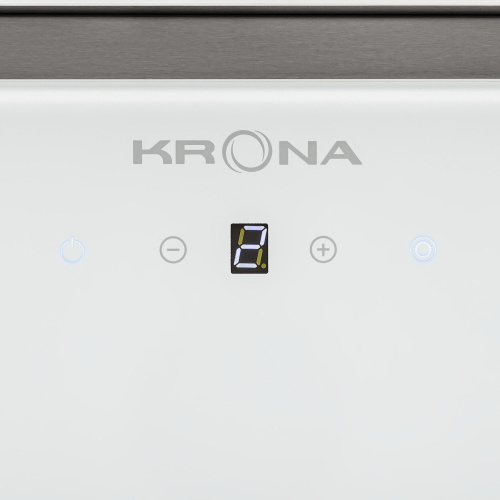 Встраиваемая вытяжка Krona Selina 600 Glass White S фото 4