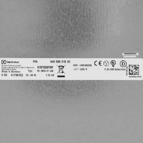 Встраиваемая индукционная варочная панель Electrolux HOF 650 FMF фото 10