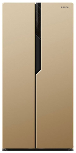 Холодильник Ascoli ACDG450WE золотой фото 2