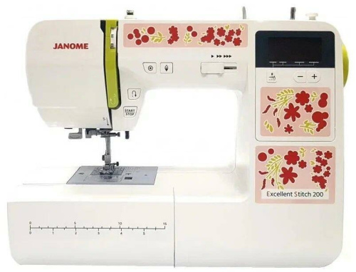 Швейная машина Janome Excellent Stitch 200 белый фото 2