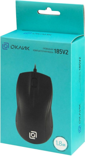 Мышь Oklick 185V2 USB черный (1185962) фото 9