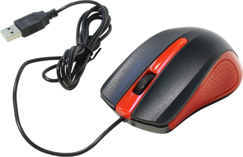 Мышь Oklick 225M USB Black/Red фото 3