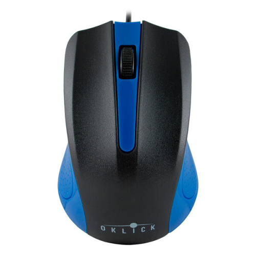 Мышь Oklick 225M USB черный/синий фото 2