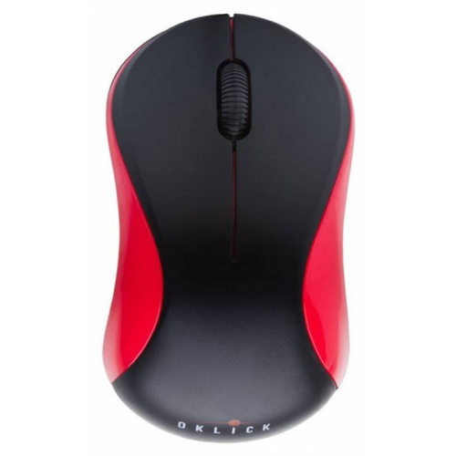 Мышь Oklick 605SW черный/красный фото 2