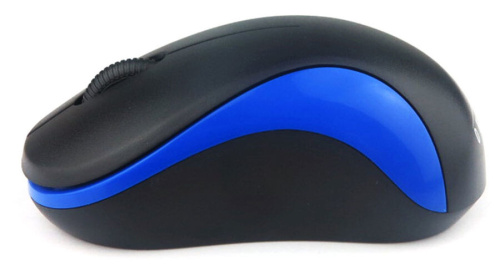Мышь Oklick 605SW черный/синий фото 3