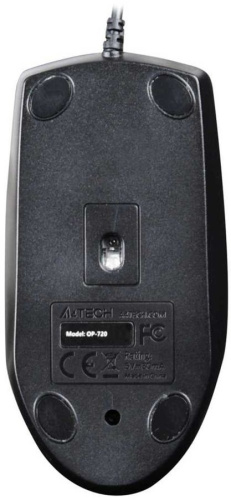 Мышь A4Tech OP-720 USB1.1 черный фото 4