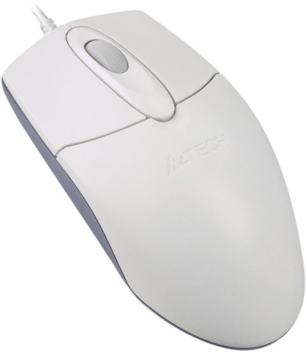 Мышь A4Tech OP-720 белый/серый фото 3