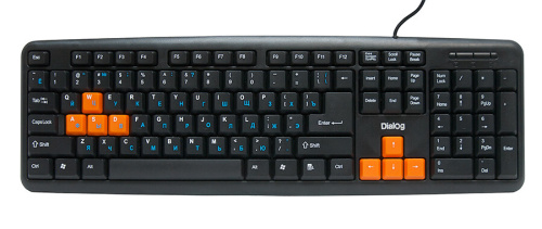 Клавиатура Dialog KS-020U черный/оранжевый фото 2