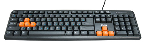 Клавиатура Dialog KS-020U черный/оранжевый фото 4