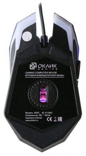 Мышь Oklick 895G черный фото 5