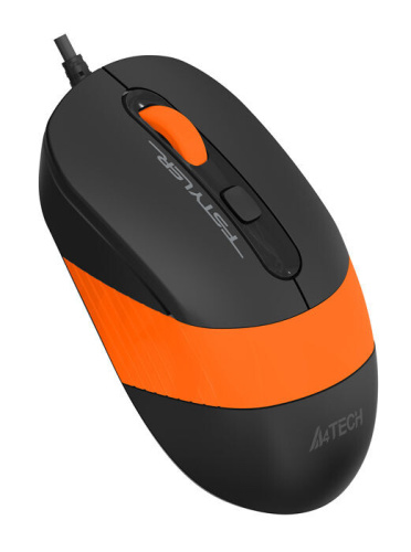 Мышь A4Tech Fstyler FM10 черный/оранжевый фото 5