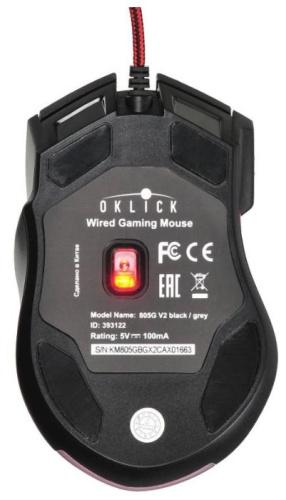 Мышь Oklick 805G V2 Beowulf Black USB фото 6