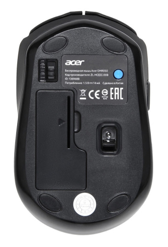 Мышь Acer OMR050 (ZL.MCEEE.00B) черный фото 3