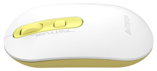 Мышь A4Tech Fstyler FG20 Daisy белый/желтый фото 9