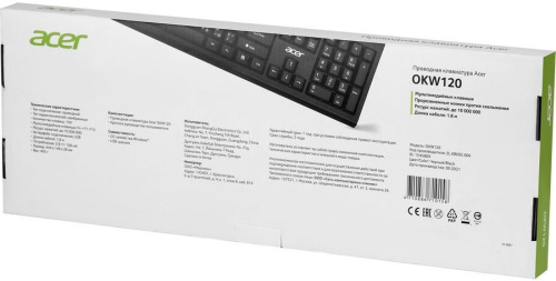 Клавиатура Acer OKW120 (ZL.KBDEE.006) фото 12