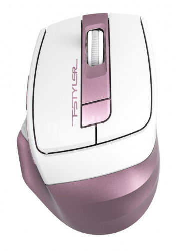 Мышь A4Tech Fstyler FG35 розовый/белый фото 2