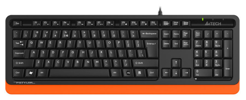 Клавиатура A4Tech Fstyler FKS10 черный/оранжевый фото 2