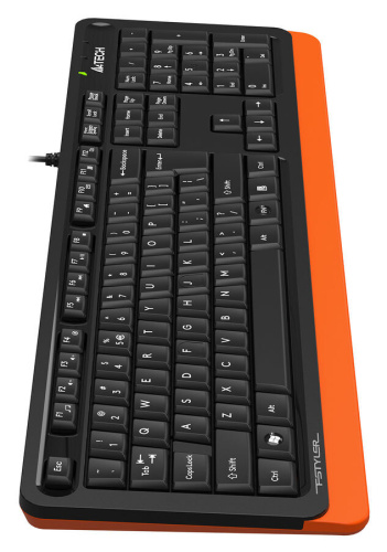 Клавиатура A4Tech Fstyler FKS10 черный/оранжевый фото 5