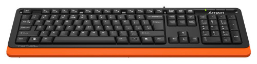 Клавиатура A4Tech Fstyler FKS10 черный/оранжевый фото 6