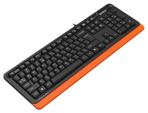 Клавиатура A4Tech Fstyler FKS10 черный/оранжевый фото 7