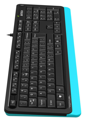 Клавиатура A4Tech Fstyler FKS10 черный/синий фото 5