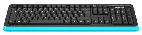 Клавиатура A4Tech Fstyler FKS10 черный/синий фото 6