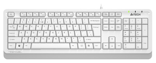 Клавиатура A4Tech Fstyler FKS10 белый/серый фото 2