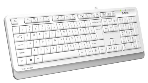 Клавиатура A4Tech Fstyler FKS10 белый/серый фото 4