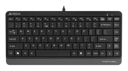 Клавиатура A4Tech Fstyler FK11 черный/серый